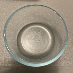 Pyrex 7207 Glass Blue Tint 1 Cup 236ml microwave safe Bowl.